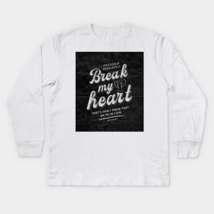 we're in love - boygenius merch art Kids Long Sleeve T-Shirt